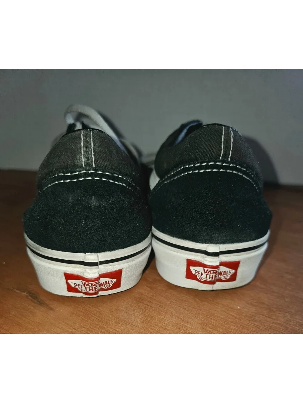 Vans old Skool black check, mens size 7, womens size 8.5